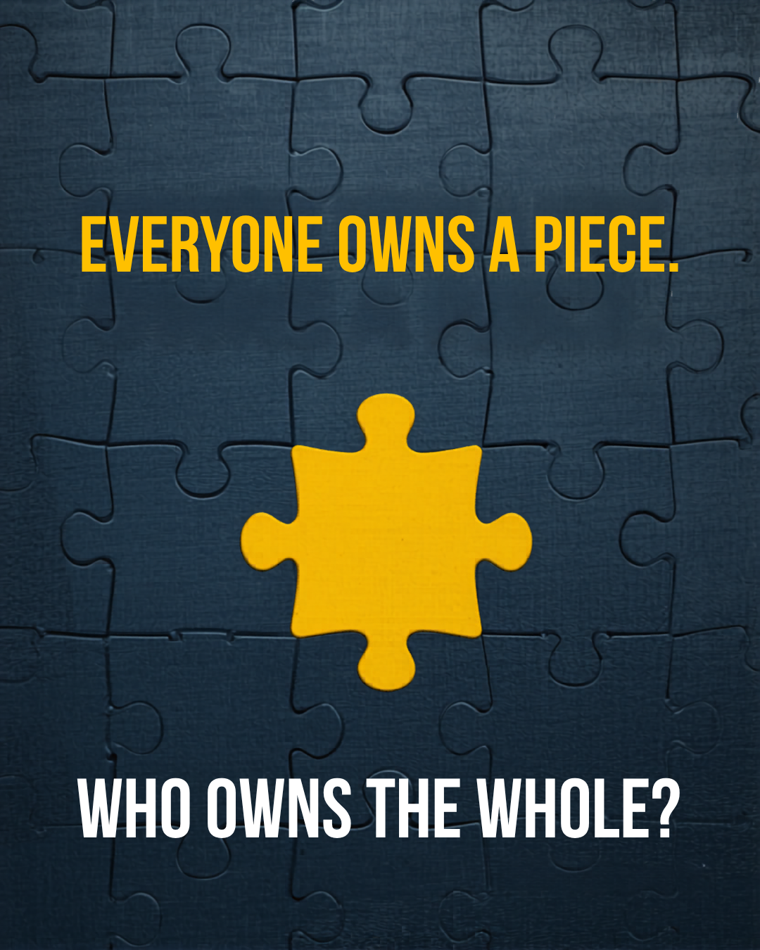 Puzzle piece representing organizational alignment